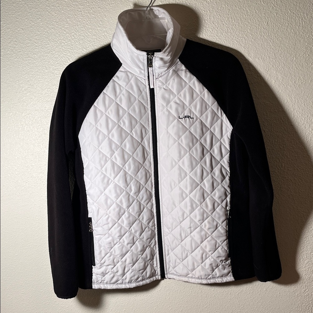 Ralph Lauren Black and White Quilted Jacket